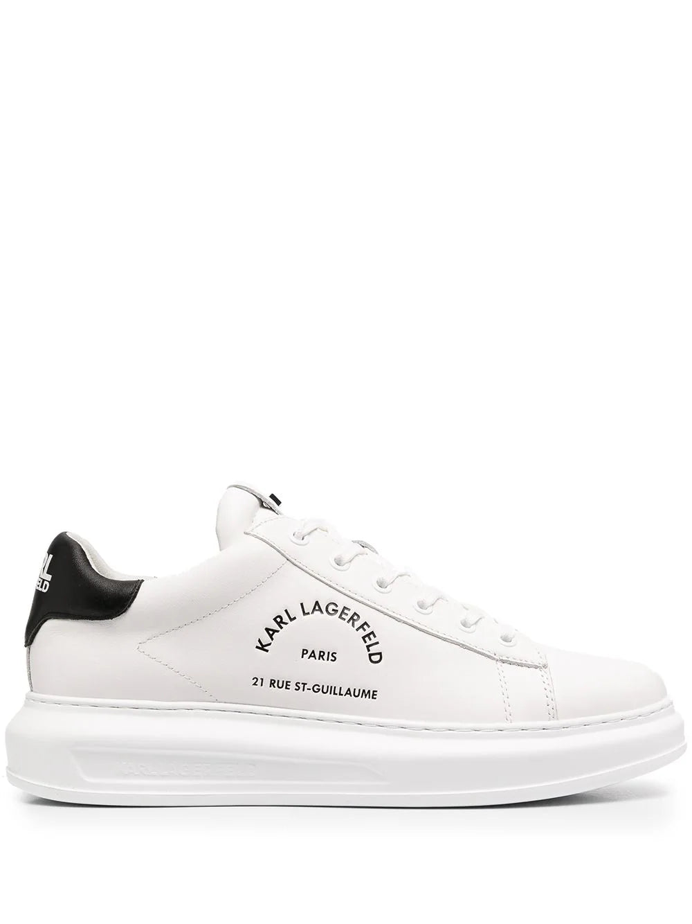 KARL LAGERFELD ADDRESS PRINT LOW-TOP SNEAKERS