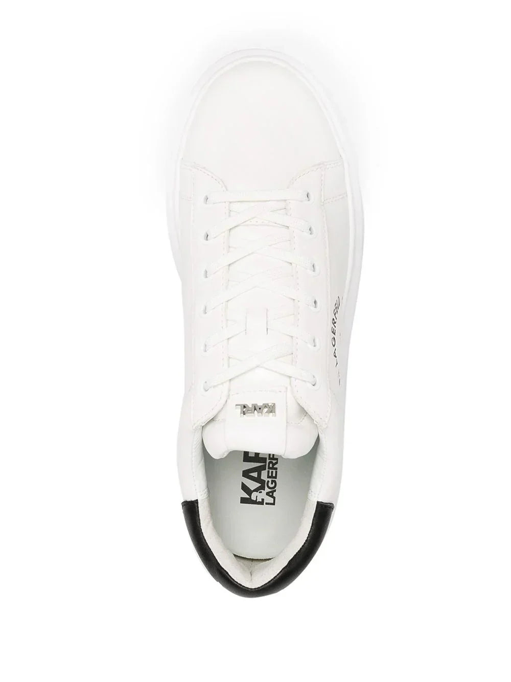 KARL LAGERFELD ADDRESS PRINT LOW-TOP SNEAKERS