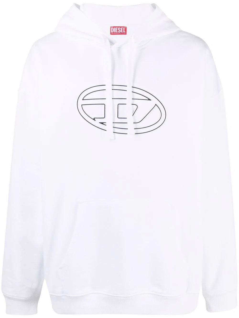 Diesel S-Ummer-Bigoval cotton hoodie