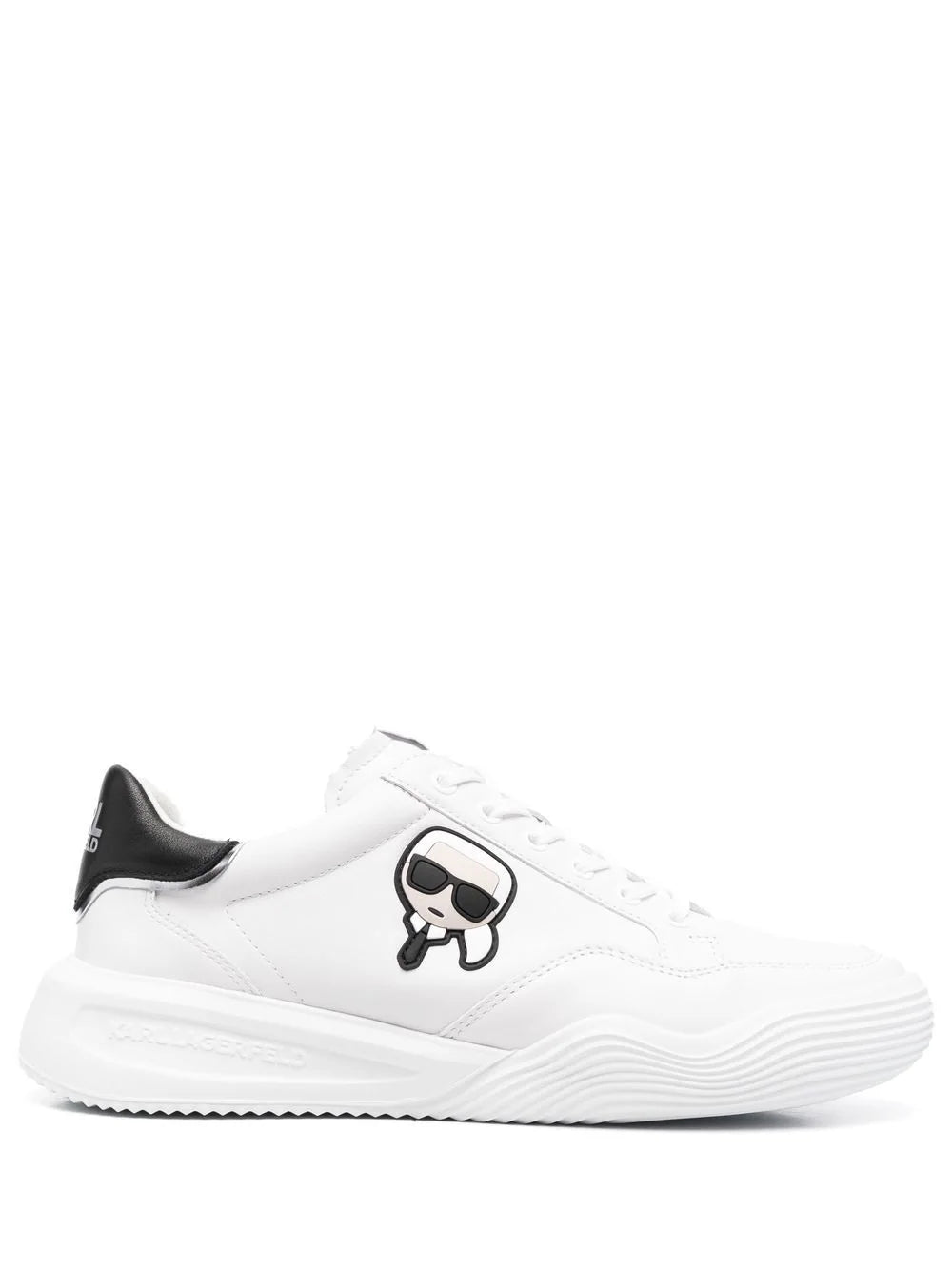 KARL LAGERFELD SIDE LOGO-PATCH DETAIL SNEAKERS