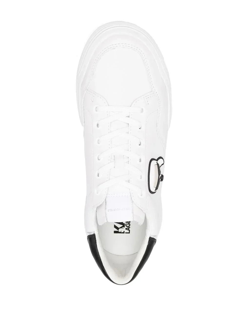 KARL LAGERFELD SIDE LOGO-PATCH DETAIL SNEAKERS