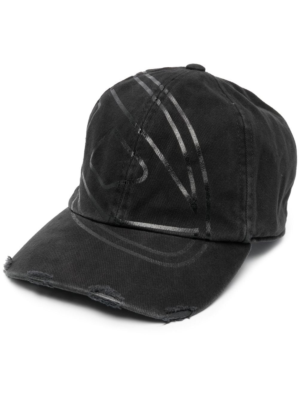 Diesel C-Colm-Sten logo-print cap