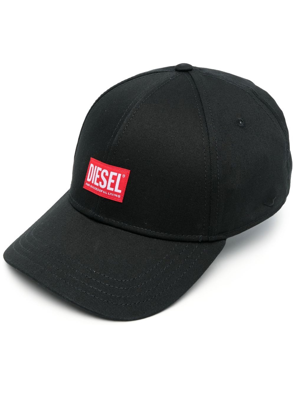 Diesel Corry-Jacq logo-appliqué baseball cap