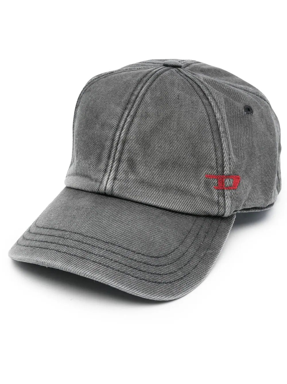 Diesel C-Lib-4 logo-embroidered denim cap