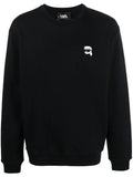 KARL LAGERFELD IKONIK PATCH ORGANIC COTTON JERSEY