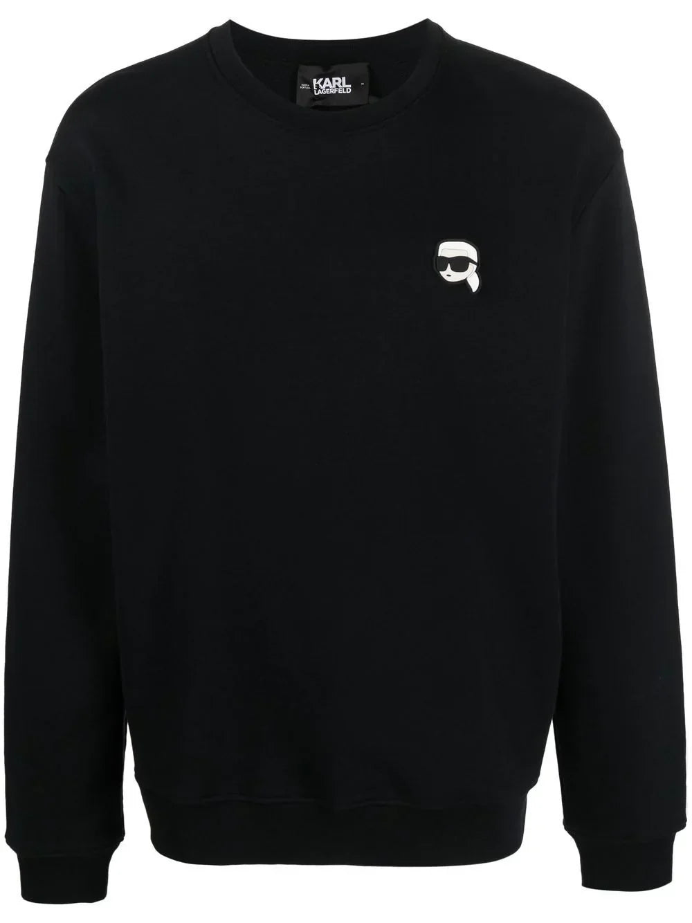 KARL LAGERFELD IKONIK PATCH ORGANIC COTTON JERSEY