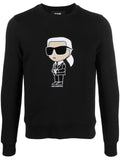 KARL LAGERFELD IKONIK ORGANIC COTTON SWEATSHIRT
