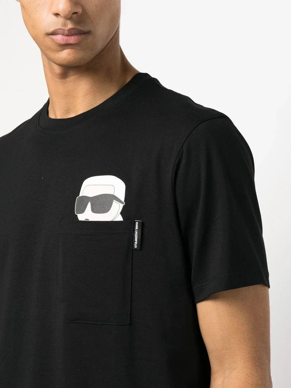 KARL LAGERFELD IKONIK 2.0 POCKET T-SHIRT