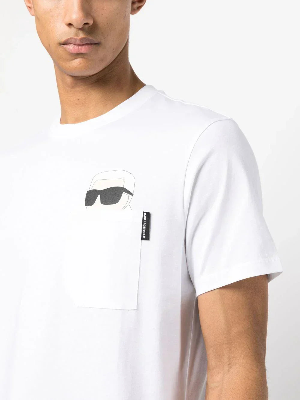 KARL LAGERFELD IKONIK 2.0 POCKET T-SHIRT