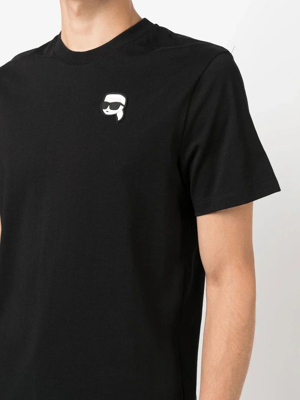 KARL LAGERFELD IKONIK PATCH ORGANIC COTTON T-SHIRT