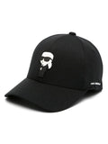 Karl Lagerfeld cotton logo-patch cap