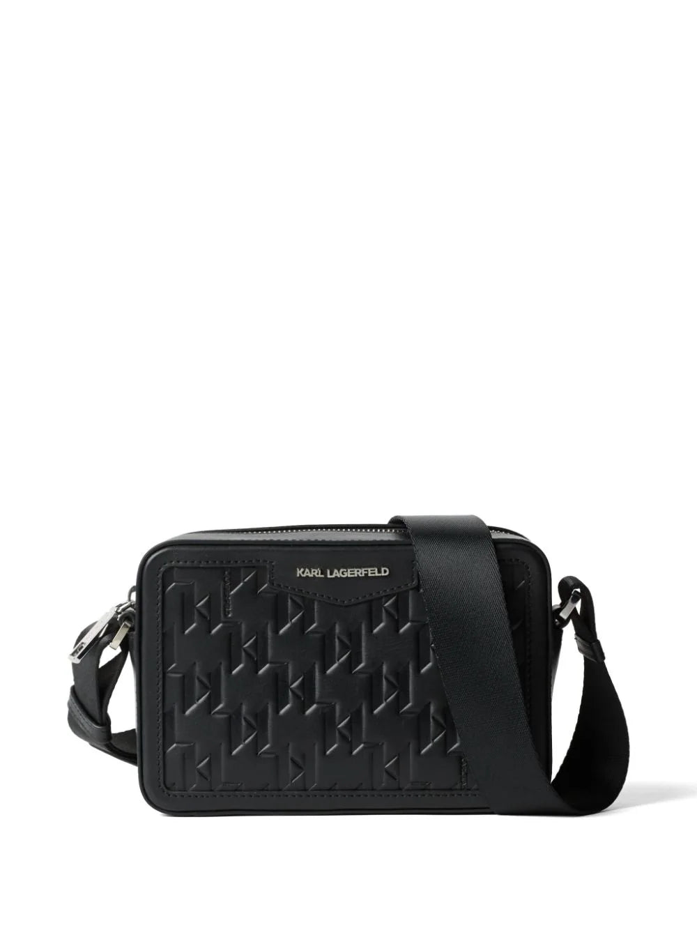 KARL LAGERFELD K/LOOM LEATHER CAMERA BAG