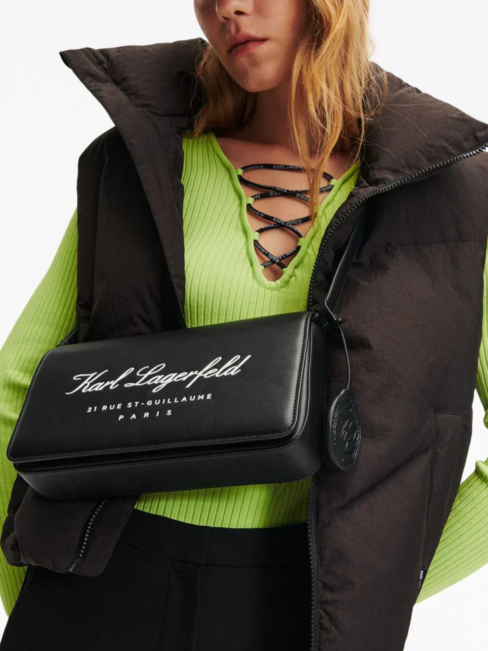 KARL LAGERFELD HOTEL KARL SHOULDER BAG
