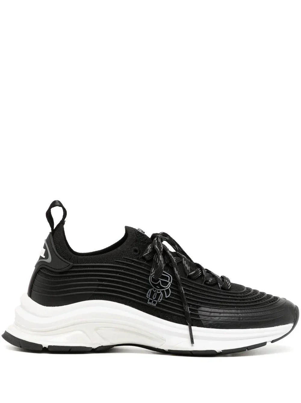 KARL LAGERFELD LUX FINESSE PLEXIKONIC LOW-TOP SNEAKERS