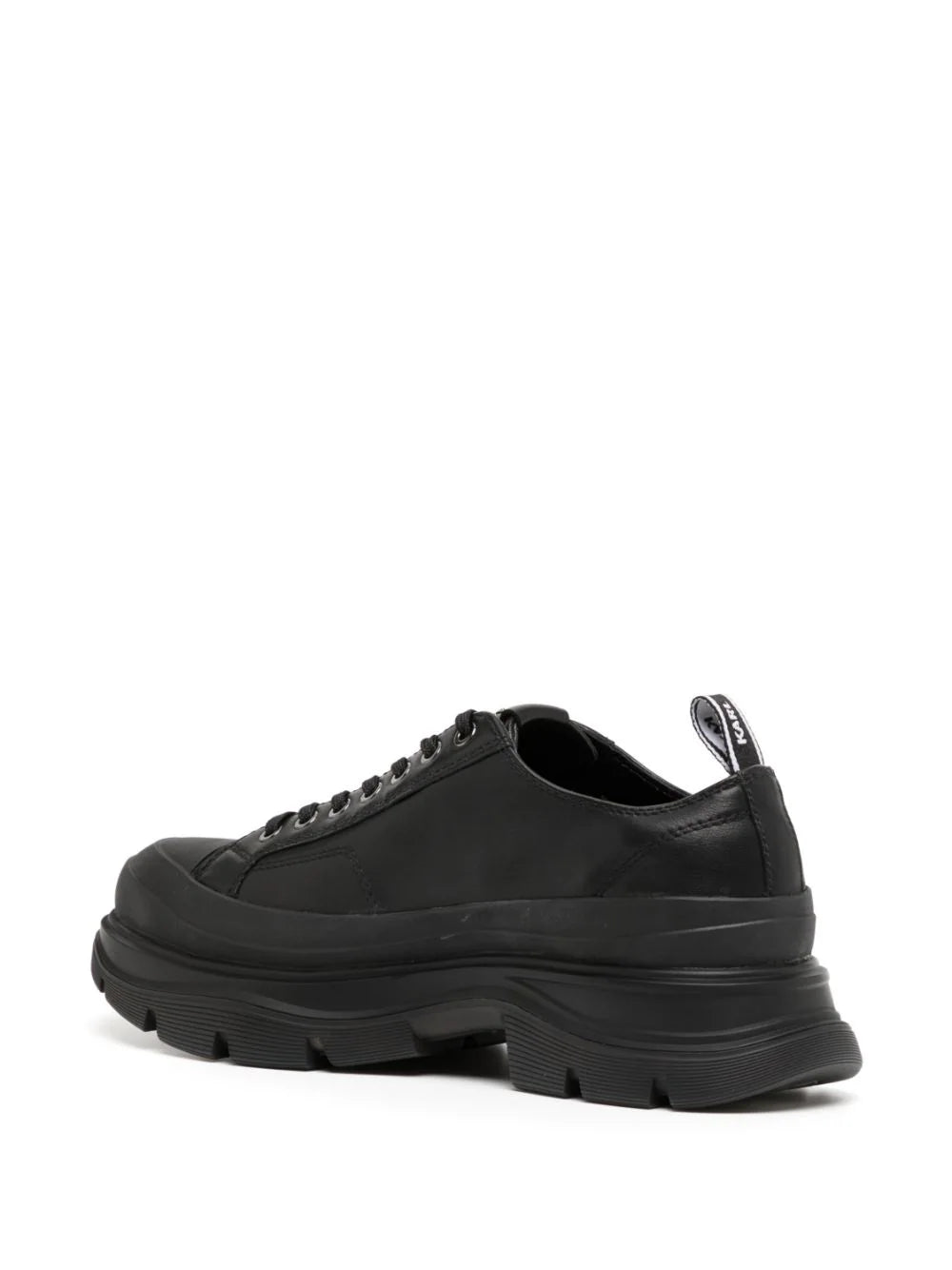 KARL LAGERFELD LUNAR LOW-TOP LEATHER SNEAKERS