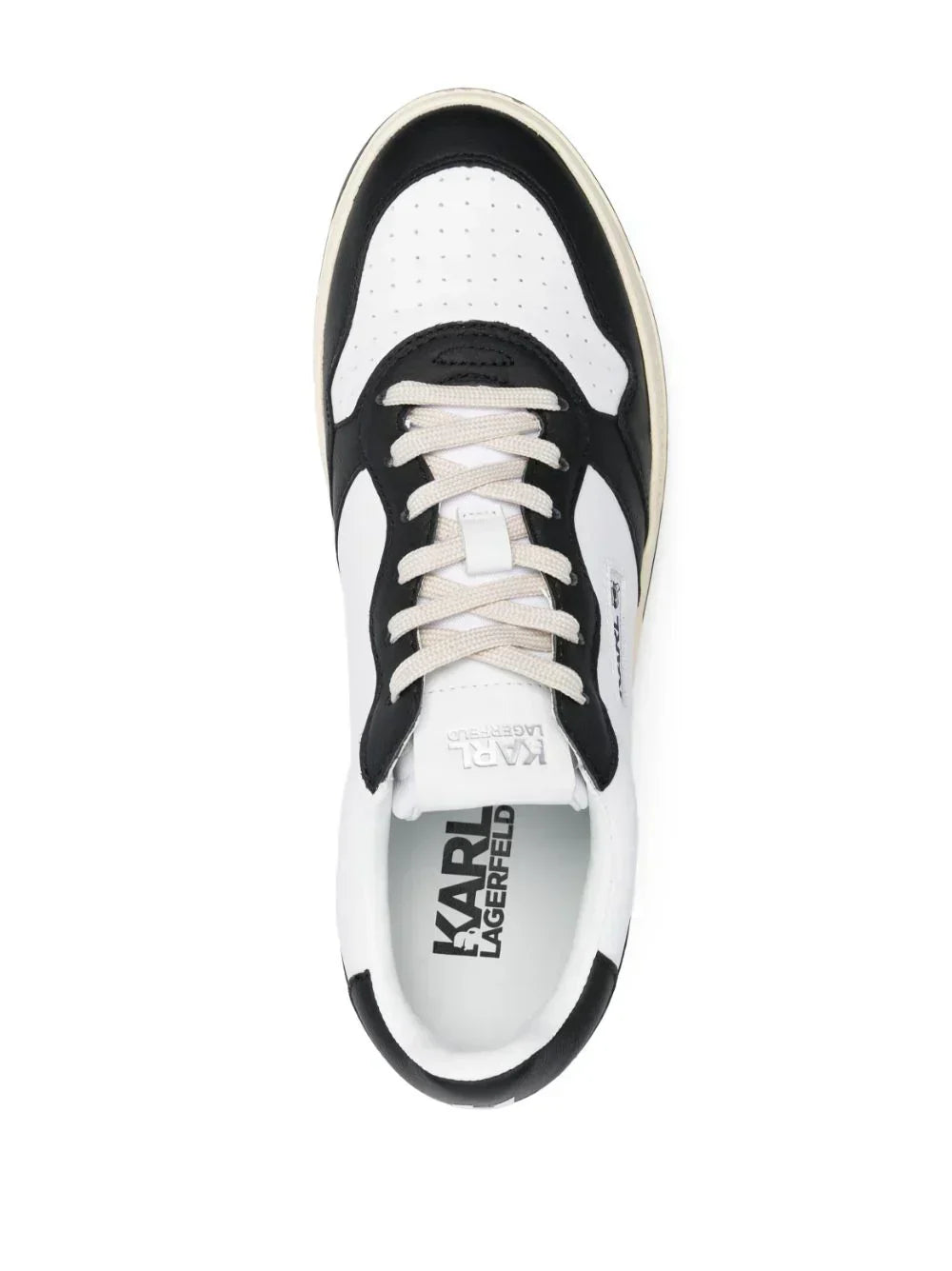 KARL LAGERFELD PANELLED LOW-TOP SNEAKERS