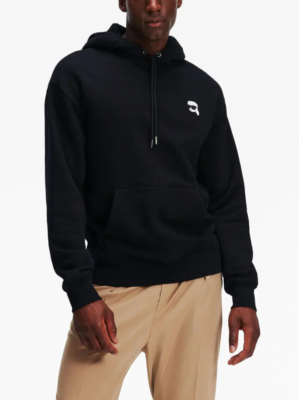 KARL LAGERFELD IKONIK PATCH HOODIE