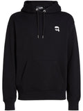 Karl Lagerfeld K/Ikonik-patch drawstring hoodie