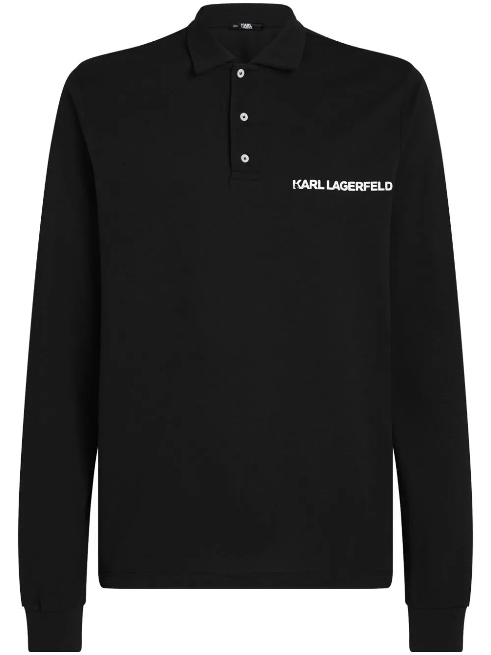 Karl Lagerfeld Karl cotton piqué weave polo shirt