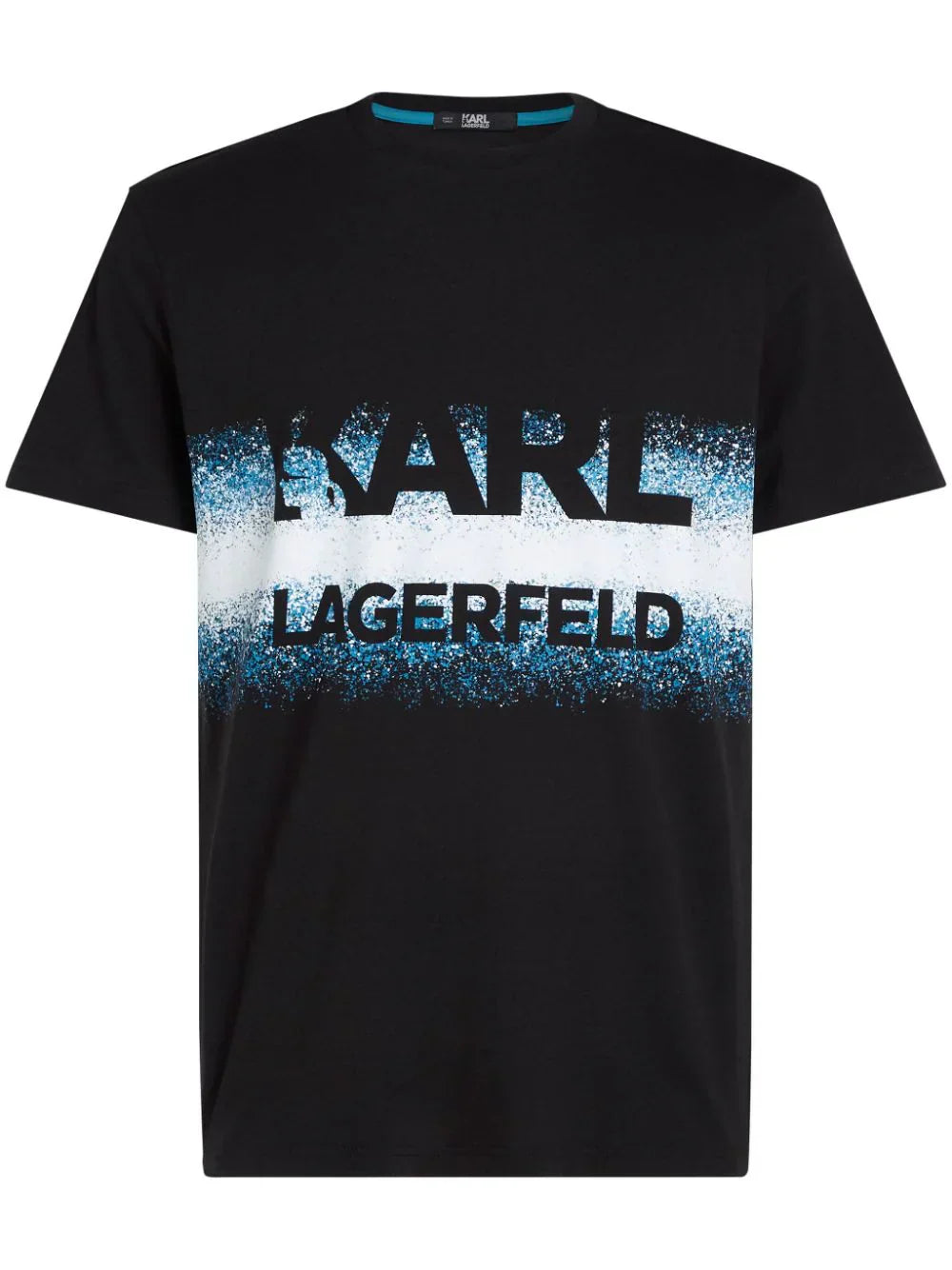 Karl Lagerfeld gradient logo-print cotton T-shirt