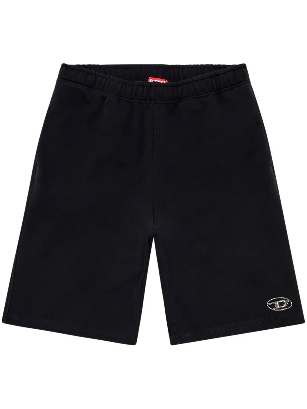 Diesel P-Marshy-Od logo-embossed cotton track shorts
