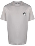 Karl Lagerfeld Ikonik 2.0 logo-patch T-shirt