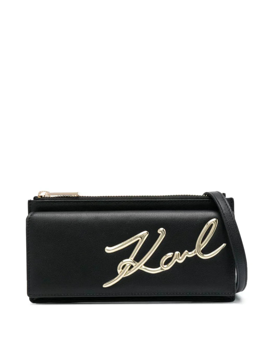 KARL LAGERFELD SIGNATURE CLUTCH BAG