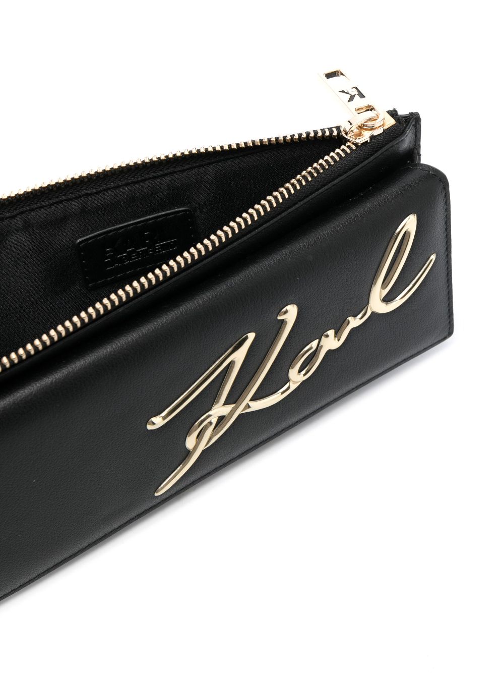 KARL LAGERFELD SIGNATURE CLUTCH BAG