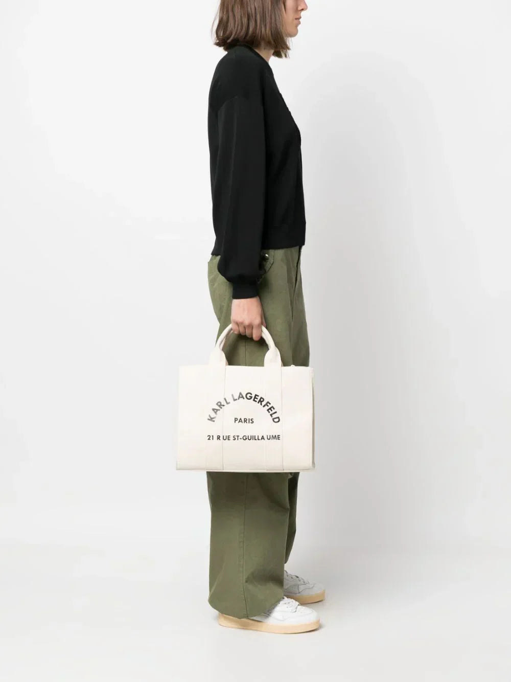 KARL LAGERFELD RUE ST-GUILLAUME SQUARE TOTE BAG