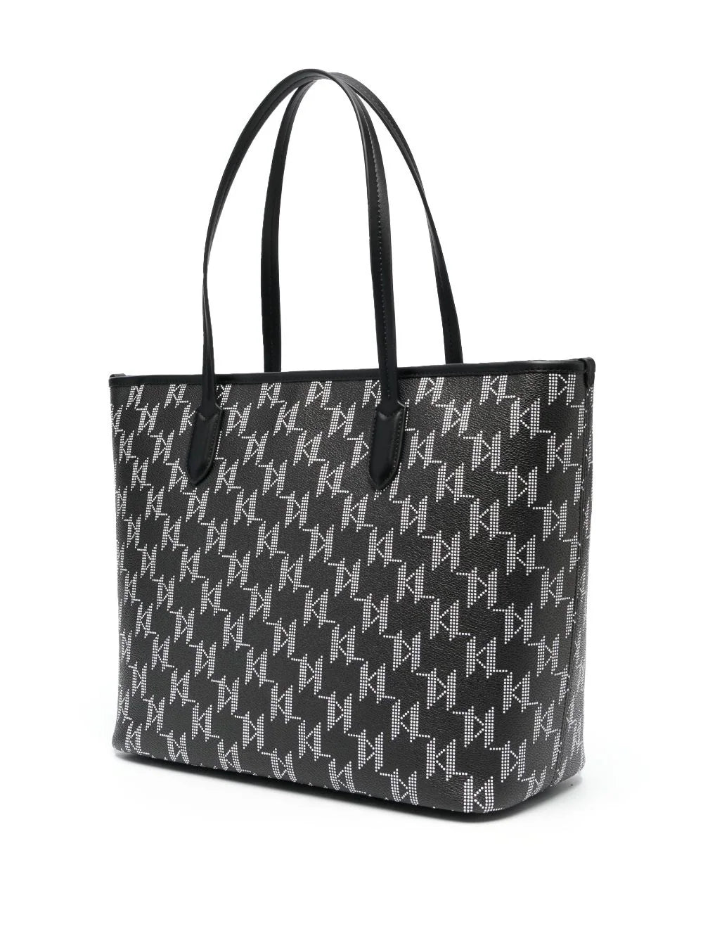 KARL LAGERFELD IKONIK MONOGRAM TOTE BAG