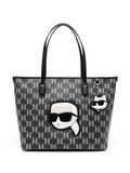 KARL LAGERFELD IKONIK MONOGRAM TOTE BAG