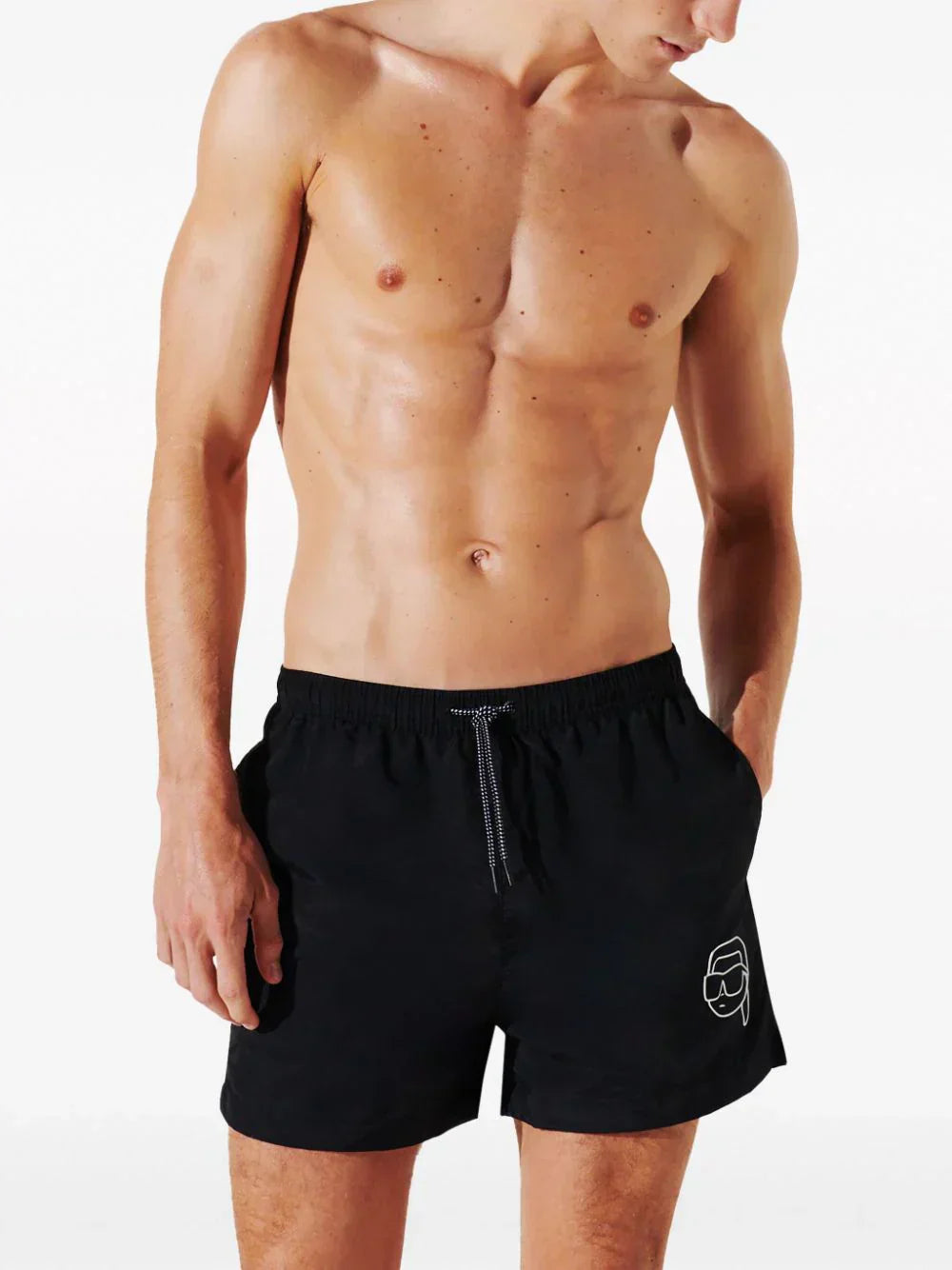 KARL LAGERFELD IKONIK SWIM SHORTS