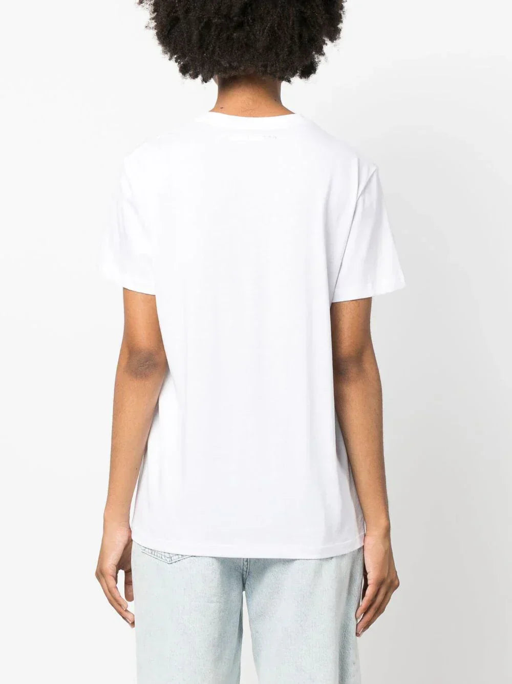 KARL LAGERFELD IKONIK 2.0 GLITTER ORANIC COTTON T-SHIRT