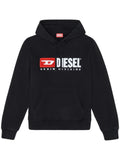 Diesel S-Ginn-Hood-Div logo-appliqué hoodie