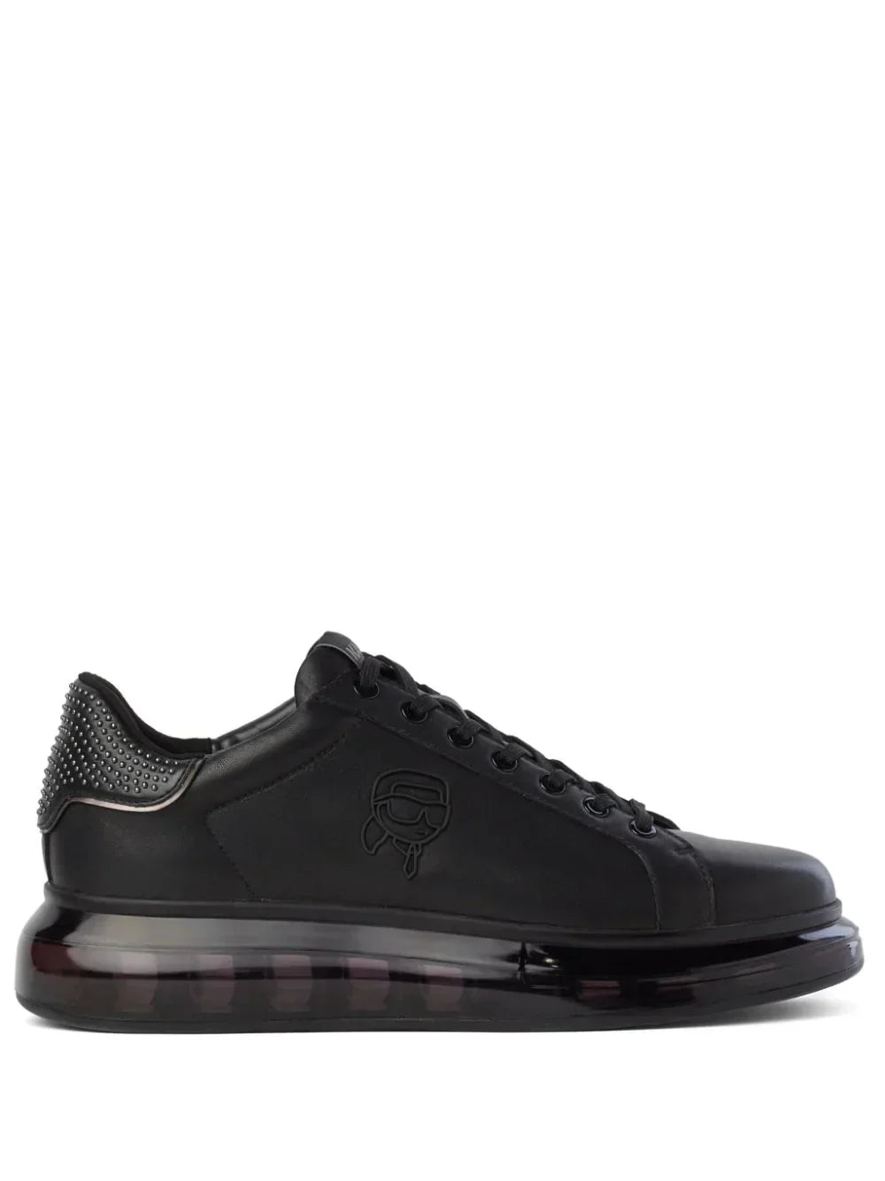 KARL LAGERFELD IKONIK NFT KAPRI KUSHION LEATHER SNEAKERS