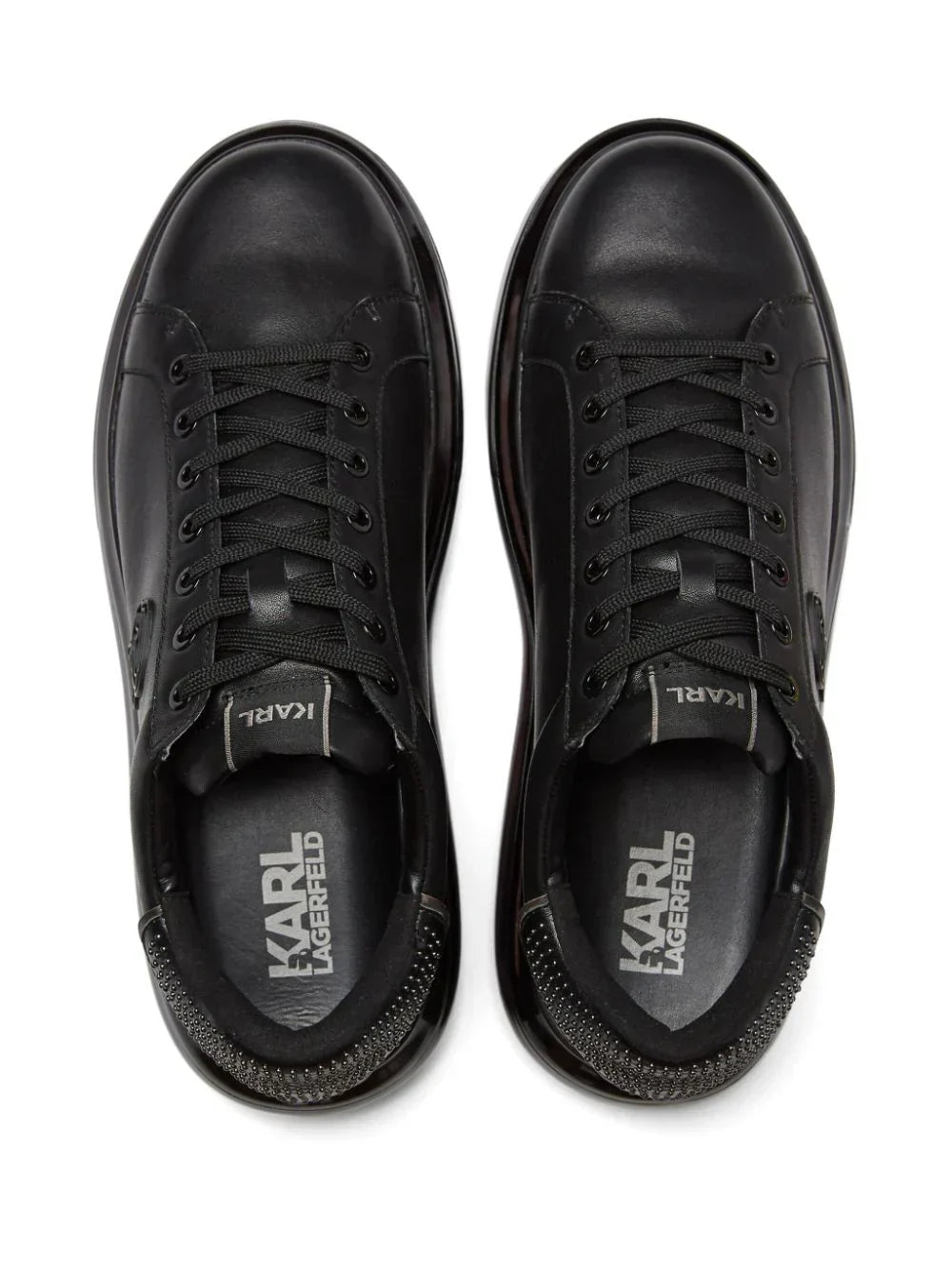 KARL LAGERFELD IKONIK NFT KAPRI KUSHION LEATHER SNEAKERS