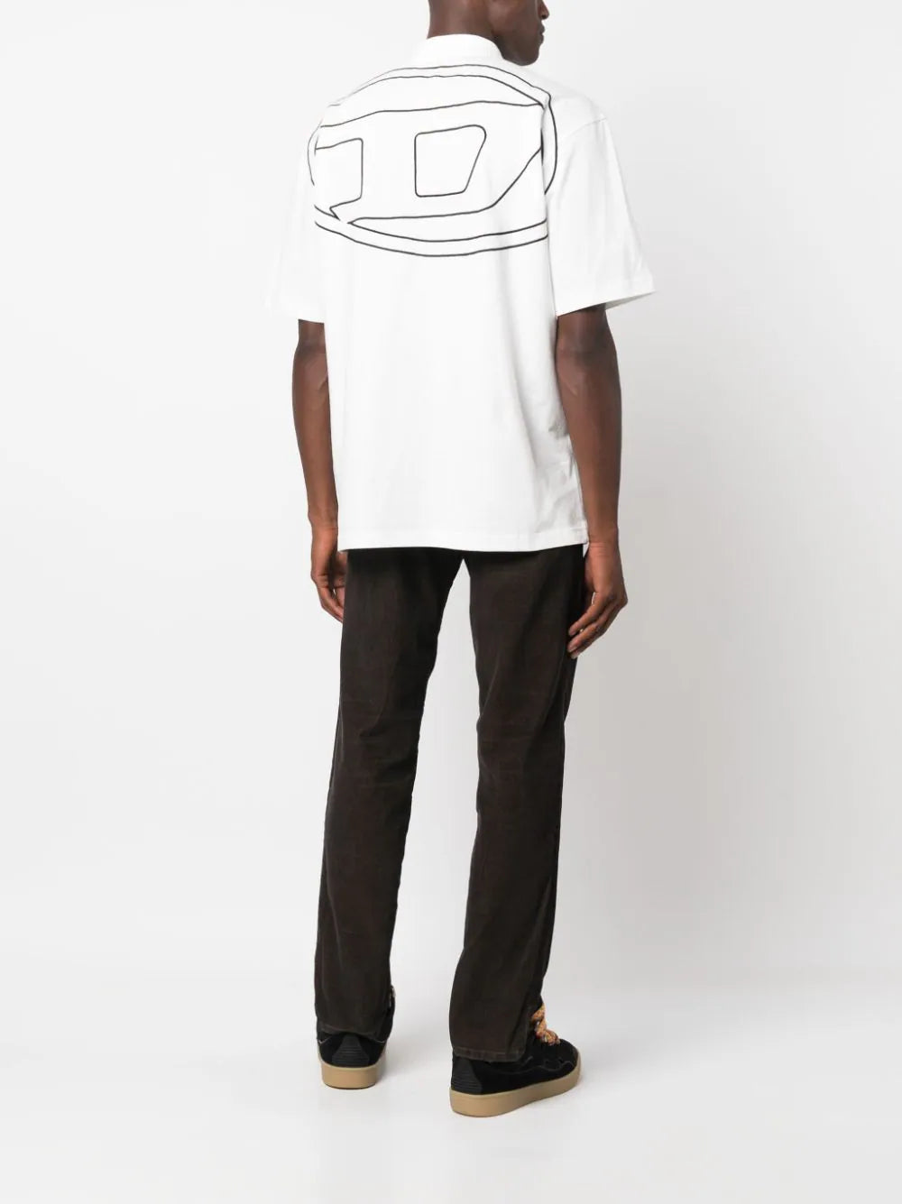 Diesel T-Vort-Megoval-D cotton polo shirt