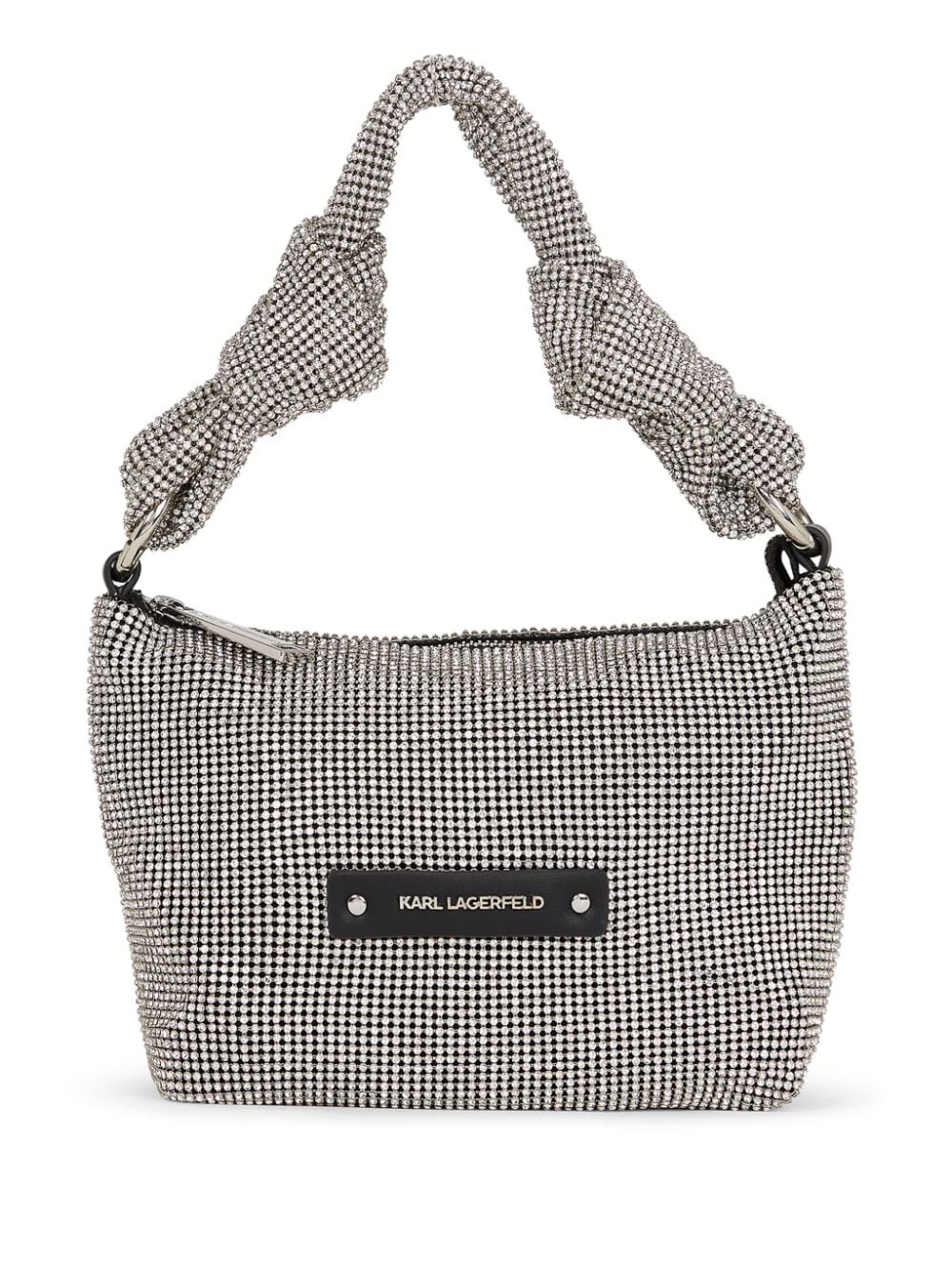 KARL LAGERFELD K/EVENING CRYSTAL-EMBELLISHED SHOULDER BAG