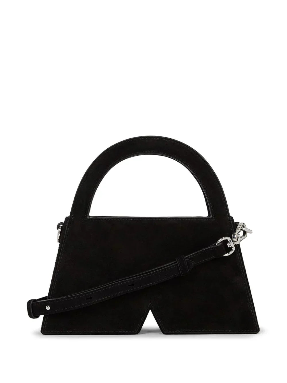 KARL LAGERFELD SMALL IKON K CRYSTAL TOP-HANDLE BAG