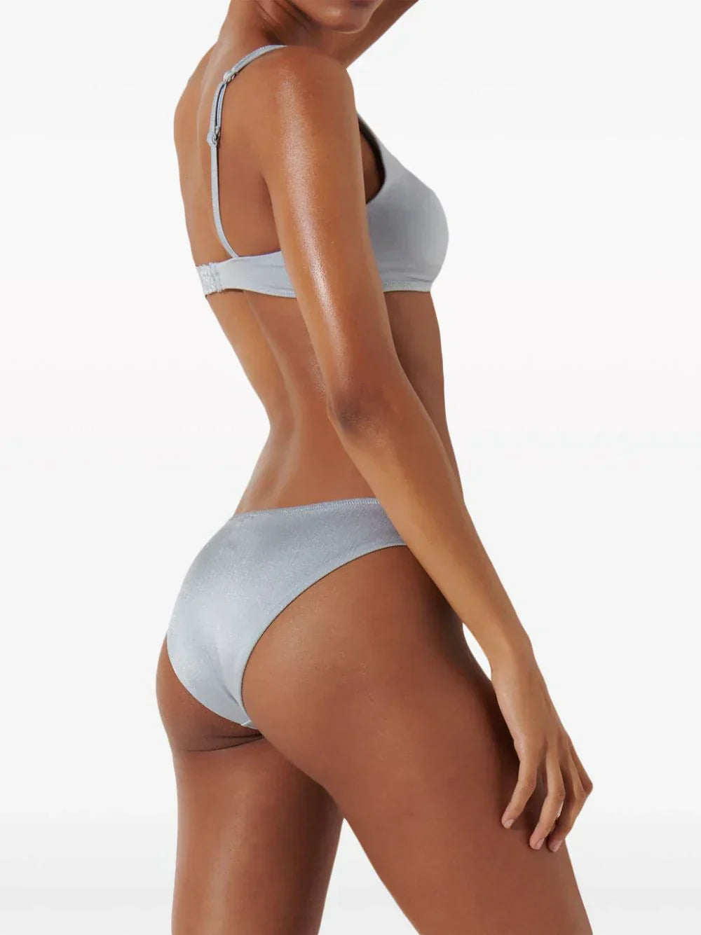 KARL LAGERFELD METALLIC BIKINI BOTTOMS