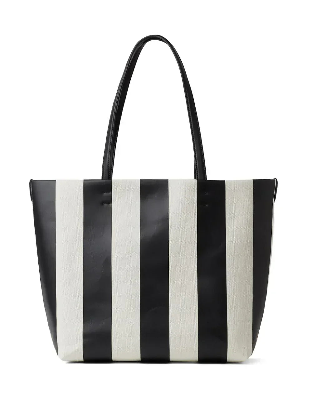 KARL LAGERFELD HOTEL KARL STRIPED CANVAS BEACH BAG