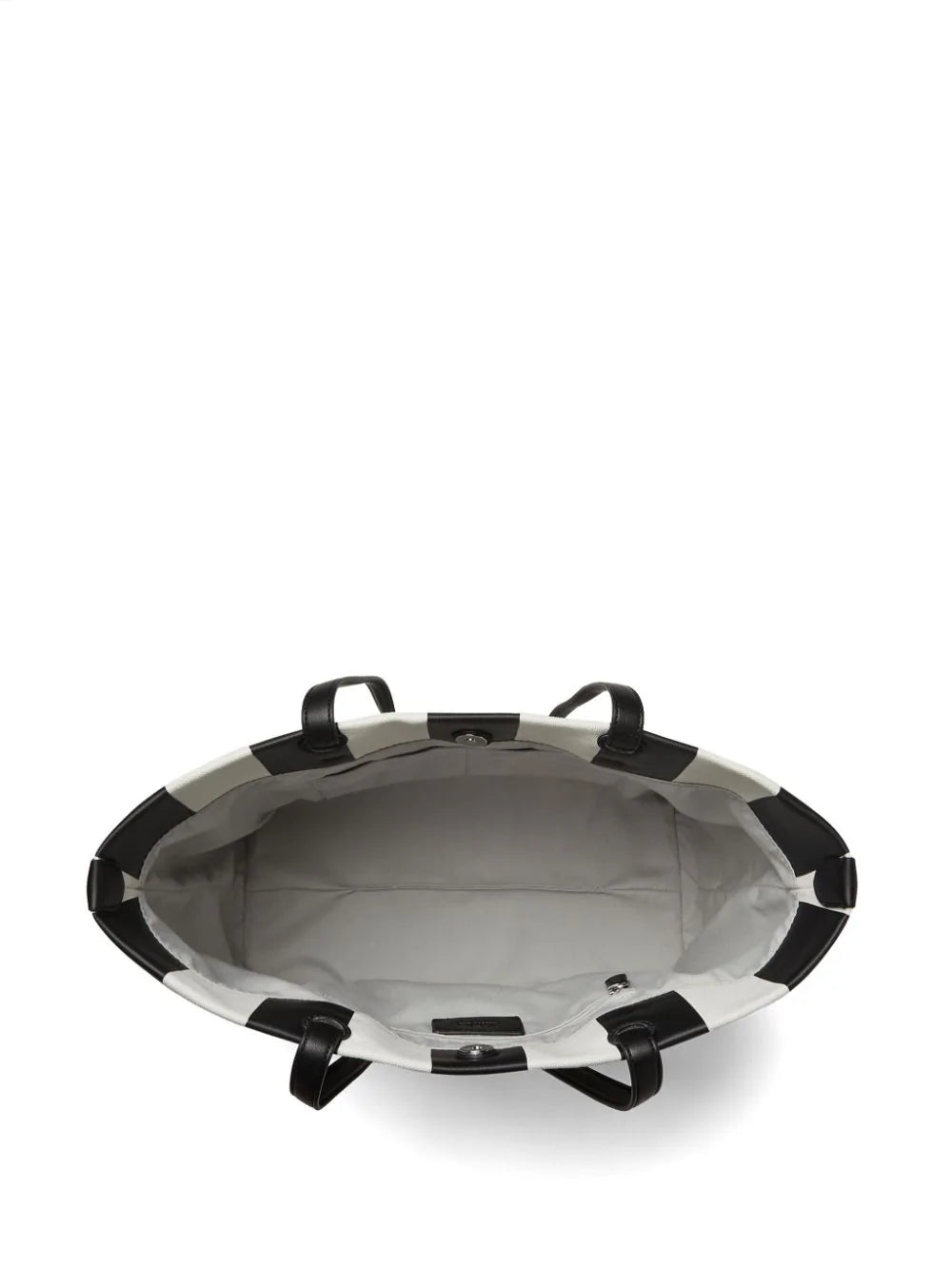 KARL LAGERFELD HOTEL KARL STRIPED CANVAS BEACH BAG