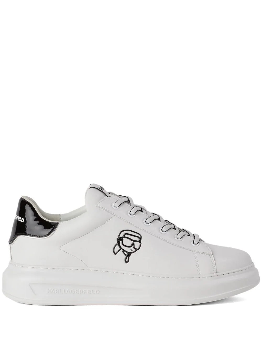 KARL LAGERFELD IKONIK NFT KAPRI LEATHER SNEAKERS