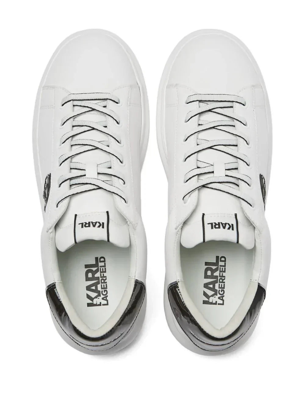 KARL LAGERFELD IKONIK NFT KAPRI LEATHER SNEAKERS