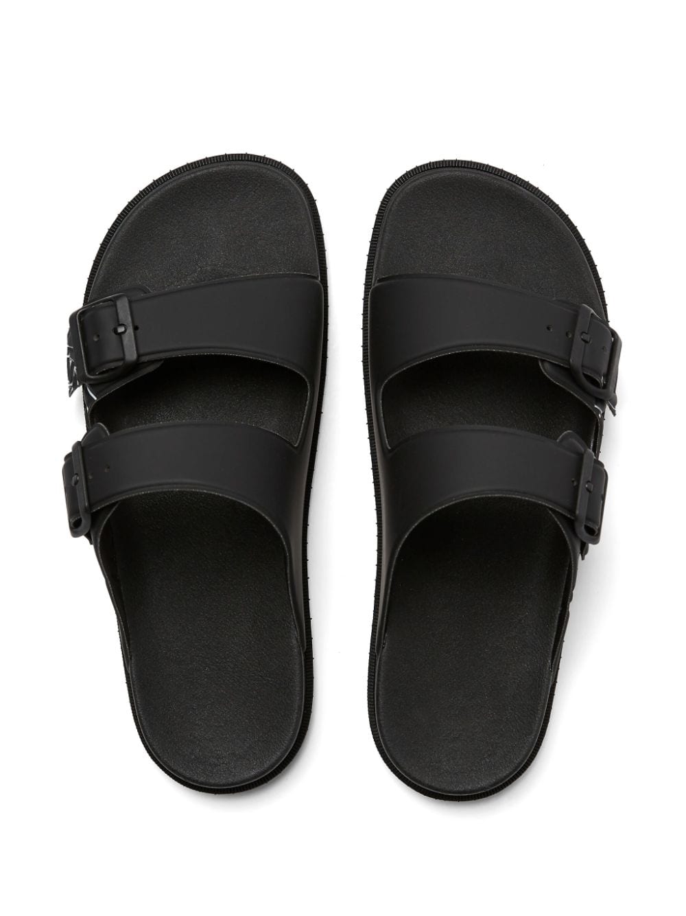 KARL LAGERFELD KONDO TRED DOUBLE-STRAP SANDALS