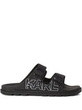 KARL LAGERFELD KONDO TRED DOUBLE-STRAP SANDALS