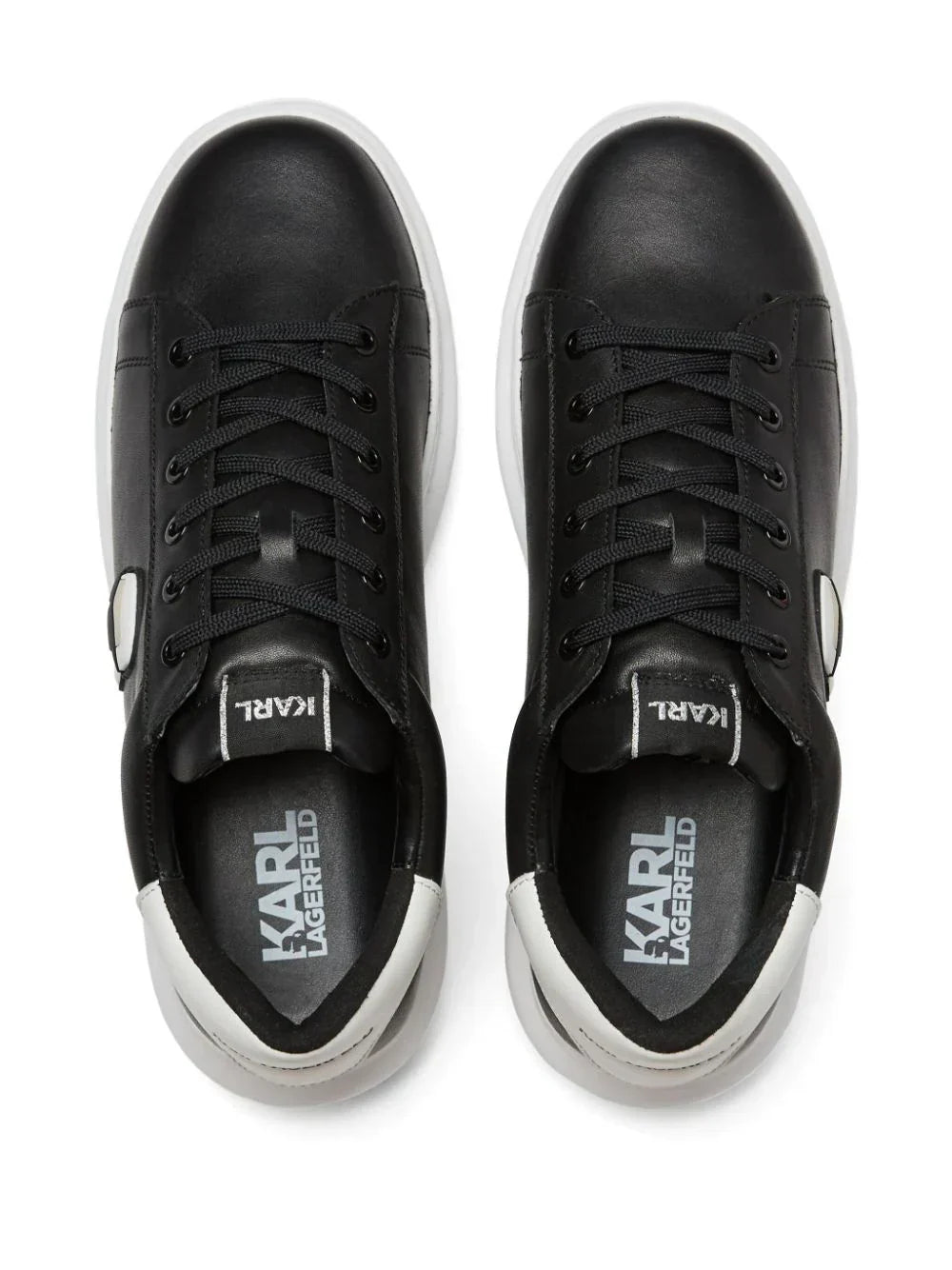 KARL LAGERFELD IKONIK NFT KAPRI LEATHER SNEAKERS