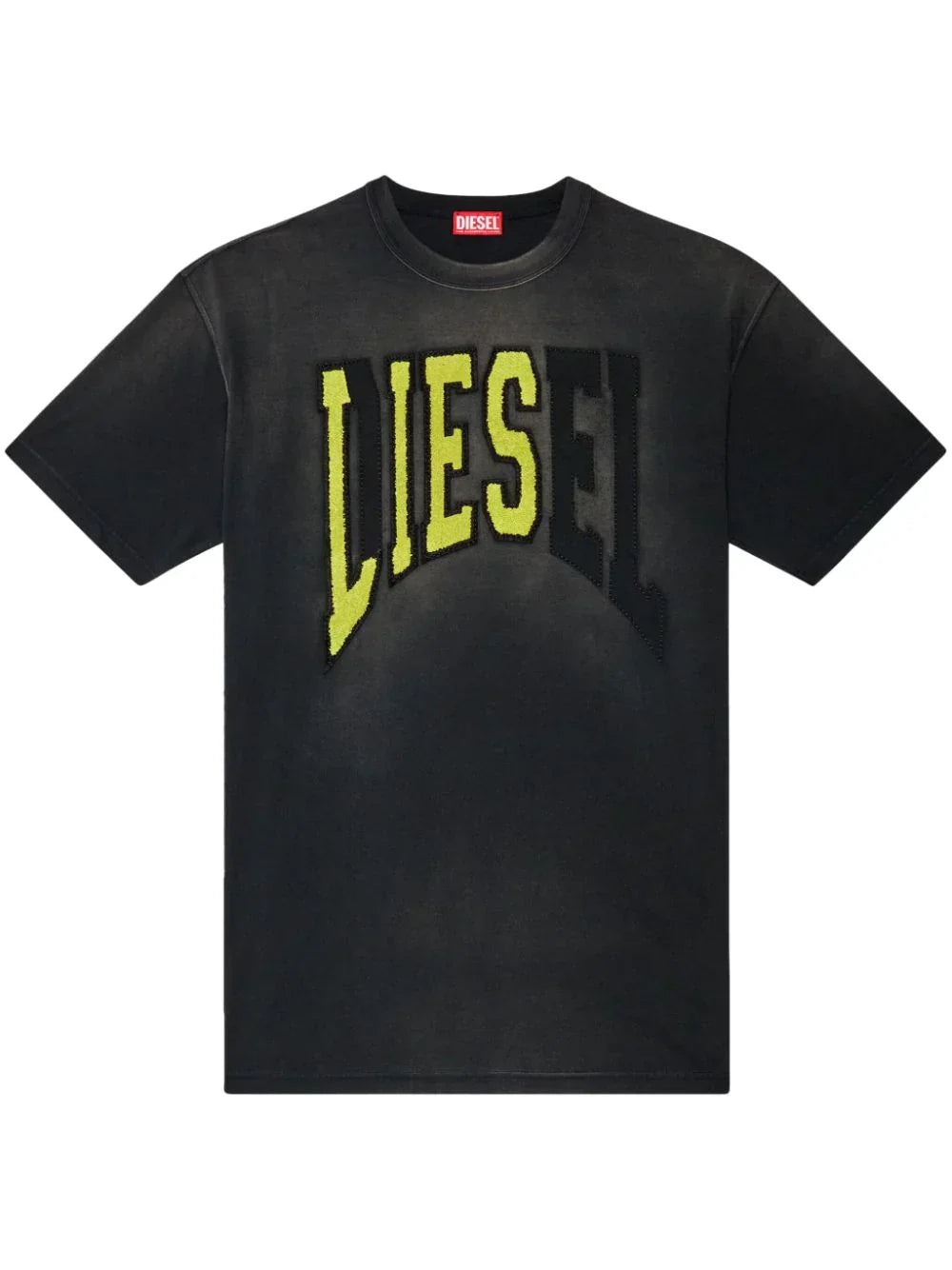 Diesel T-Wash-N flocked-logo T-shit