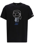 Karl Lagerfeld K/Ikonik-print cotton T-shirt