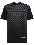 KARL LAGERFELD MONOGRAM PRINT T-SHIRT